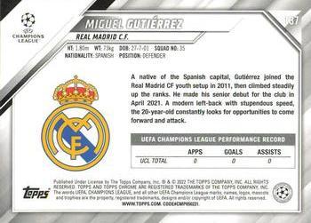 2021-22 Topps Chrome UEFA Champions League - Speckle Refractor #137 Miguel Gutiérrez Back