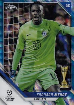 2021-22 Topps Chrome UEFA Champions League - Blue Wave Refractor #164 Edouard Mendy Front