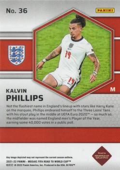 2021-22 Panini Mosaic Road to FIFA World Cup #36 Kalvin Phillips Back
