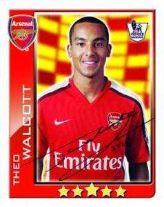 2009-10 Topps Premier League 2010 #20 Theo Walcott Front