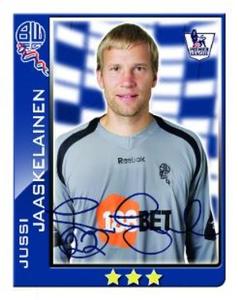 2009-10 Topps Premier League 2010 #90 Jussi Jaaskelainen Front