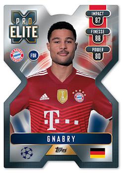 2021-22 Topps Match Attax Champions & Europa League Extra - Pro Elite #XS13 Serge Gnabry Front