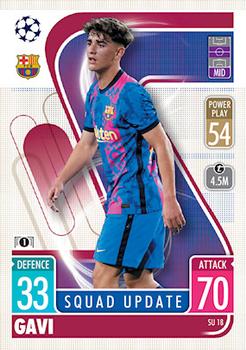 2021-22 Topps Match Attax Champions & Europa League Extra - Squad Update #SU18 Gavi Front