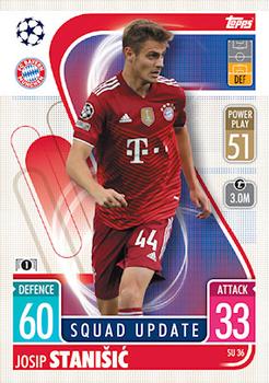 2021-22 Topps Match Attax Champions & Europa League Extra - Squad Update #SU36 Josip Stanisic Front