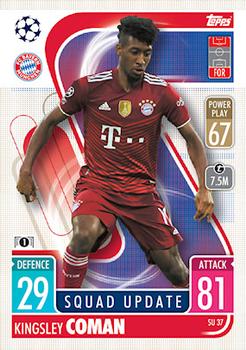2021-22 Topps Match Attax Champions & Europa League Extra - Squad Update #SU37 Kingsley Coman Front