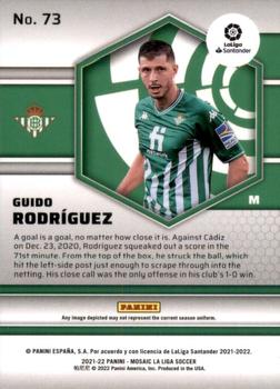 2021-22 Panini Mosaic La Liga #73 Guido Rodriguez Back