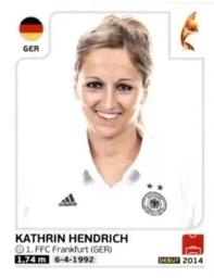 2017 Panini UEFA Women's EURO 2017 The Netherlands Stickers #102 Kathrin Hendrich Front