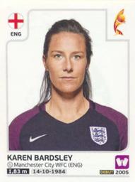 2017 Panini UEFA Women's EURO 2017 The Netherlands Stickers #257 Karen Bardsley Front