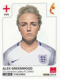 2017 Panini UEFA Women's EURO 2017 The Netherlands Stickers #263 Alex Greenwood Front