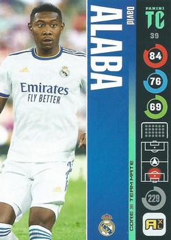 2021-22 Panini Adrenalyn XL Top Class #39 David Alaba Front