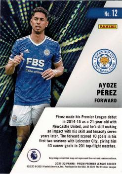 2021-22 Panini Prizm Premier League - Instant Impact #12 Ayoze Perez Back