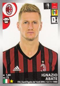 2016-17 Panini Calciatori Stickers #315 Ignazio Abate Front