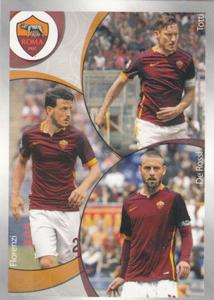 2016-17 Panini Calciatori Stickers #447 Francesco Totti / Daniele De Rossi / Alessandro Florenzi Front