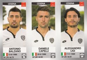 2016-17 Panini Calciatori Stickers #629 Antonio Balzano / Daniele Capelli / Alessandro Ligi Front
