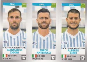 2016-17 Panini Calciatori Stickers #708 Gianmarco Zigoni / Mirco Antenucci / Alberto Cerri Front