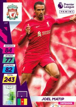 2021-22 Panini Adrenalyn XL Premier League Plus #197 Joel Matip Front