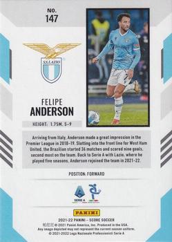 2021-22 Score Serie A - Red Lasers #147 Felipe Anderson Back