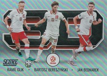 2021-22 Score FIFA - 3D #11 Jan Bednarek / Kamil Glik / Bartosz Bereszynski Front