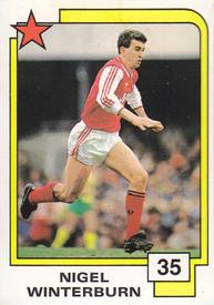 1988 Panini Superstars #35 Nigel Winterburn Front