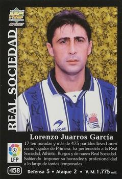 2001-02 Mundicromo Las fichas de la Liga 2002 #458 Loren Back