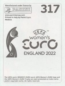 2022 Panini UEFA Women's Euro England 2022 Stickers #317 Manuela Giugliano Back