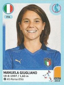 2022 Panini UEFA Women's Euro England 2022 Stickers #317 Manuela Giugliano Front