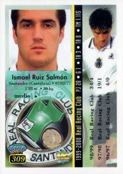 2000-01 Mundicromo Las fichas de la Liga 2001 #309a Ismael Back
