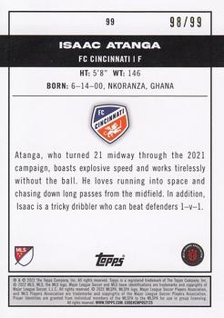 2022 Topps MLS - Blue #99 Isaac Atanga Back