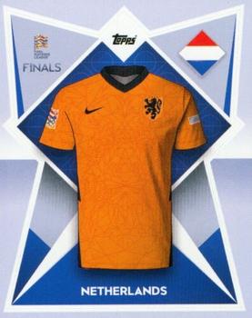 2022-23 Topps Road to UEFA Nations League Finals Sticker Collection #206 Netherlands Kit Front