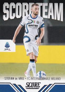 2021-22 Score Serie A - Score Team #20 Stefan de Vrij Front