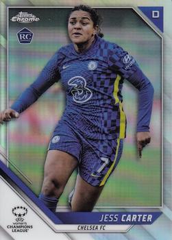 2021-22 Topps Chrome UEFA Women's Champions League - Refractor #23 Jess Carter Front