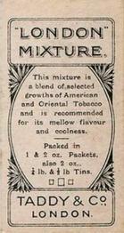 1913 Taddy & Co. Prominent Footballers Series 3 #NNO Harold Collyer Back