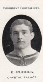 1913 Taddy & Co. Prominent Footballers Series 3 #NNO Ernie Rhodes Front