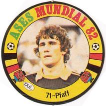 1982 Reyauca Ases Mundiales #71 Jean-Marie Pfaff Front