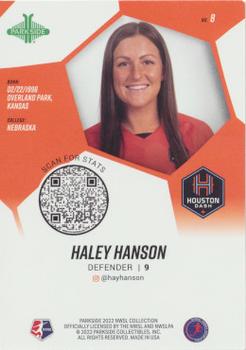 2022 Parkside NWSL #8 Haley Hanson Back