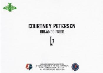 2022 Parkside NWSL - Luminescent #L7 Courtney Petersen Back