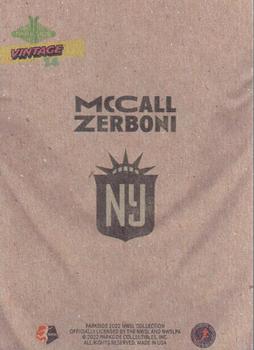 2022 Parkside NWSL - Vintage #14 McCall Zerboni Back