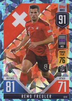 2022-23 Topps Match Attax 101 Road to UEFA Nations League Finals - Blue Crystal #CD91 Remo Freuler Front