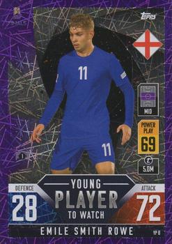2022-23 Topps Match Attax 101 Road to UEFA Nations League Finals - Young Player to Watch Purple Foil #YP8 Emile Smith Rowe Front