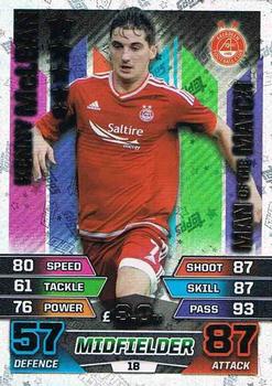 2015-16 Topps Match Attax SPFL #18 Kenny McLean Front