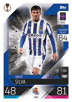 2022-23 Topps Match Attax UEFA Champions League & UEFA Europa League #285 David Silva Front