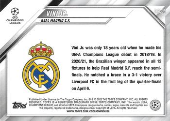 2022 Topps UEFA Champions League International Trading Card Day #CLBC-25 Vini Jr. Back