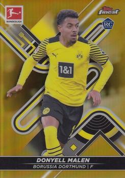 2021-22 Finest Bundesliga - Gold Refractor #48 Donyell Malen Front