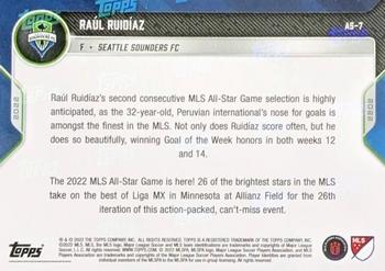 2022 Topps Now MLS All-Star Game #AS-7 Raúl Ruidíaz Back