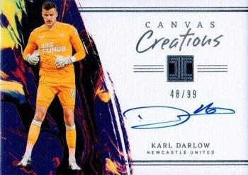 2021-22 Panini Impeccable Premier League - Canvas Creations #CC-KDW Karl Darlow Front