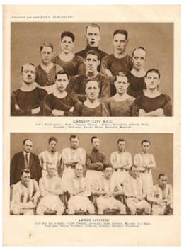 1930 Boys' Magazine Football Teams #NNO Cardiff City / Leeds United Front