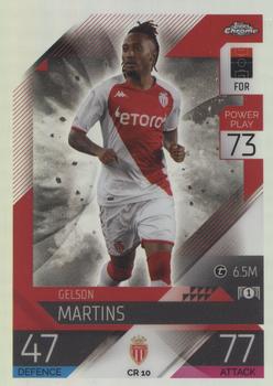 2022-23 Topps Match Attax UEFA Champions League & UEFA Europa League - Chrome Preview #CR 10 Gelson Martins Front