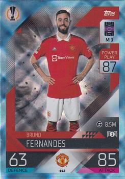 2022-23 Topps Match Attax UEFA Champions League & UEFA Europa League - Crystal #112 Bruno Fernandes Front