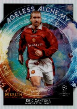 2021-22 Merlin Chrome UEFA Champions League - Ageless Alchemy #AA-12 Eric Cantona Front