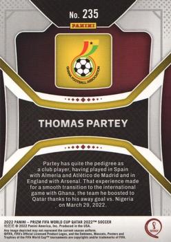 2022 Panini Prizm FIFA World Cup Qatar #235 Thomas Partey Back